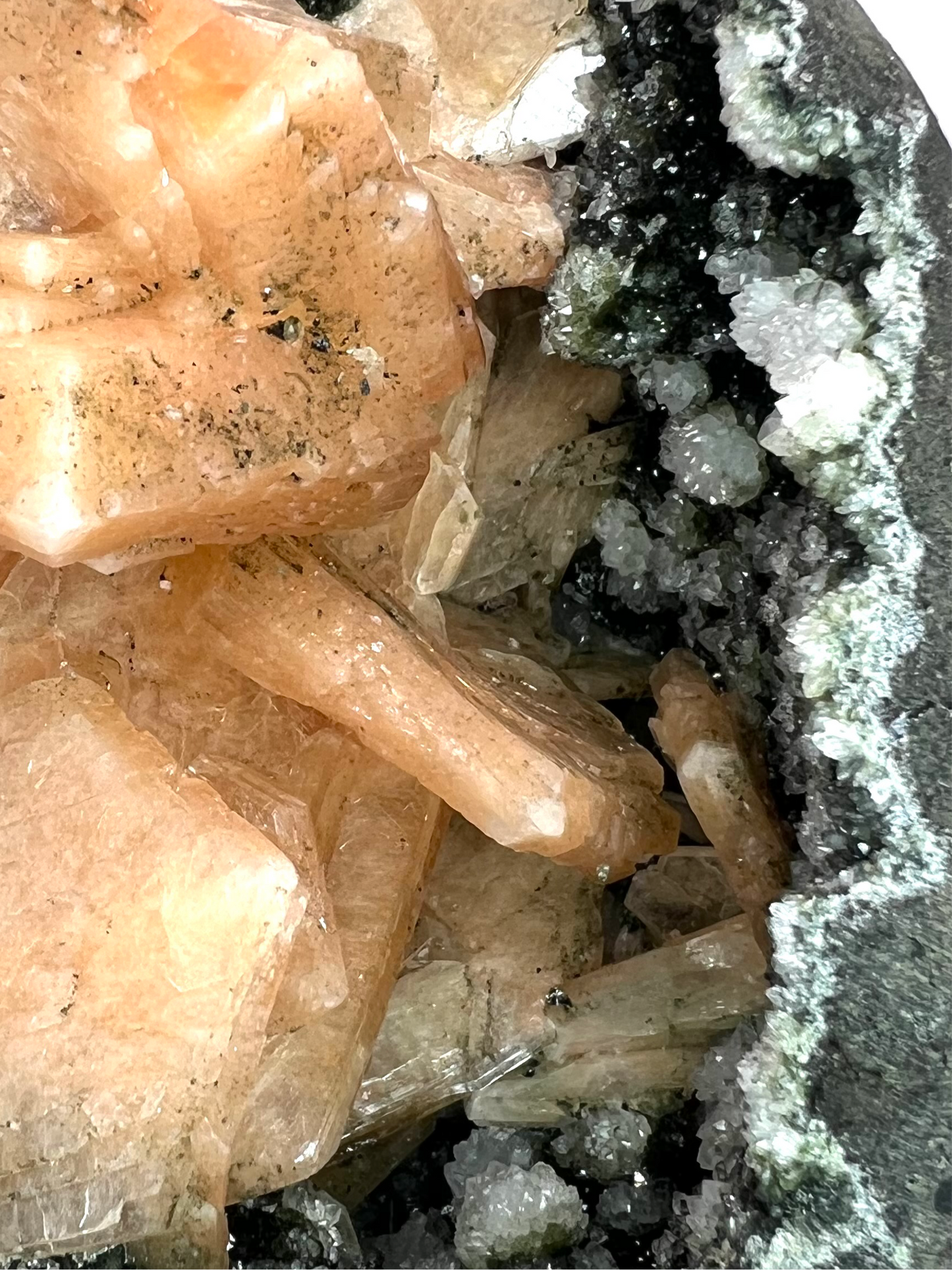 Stilbite and Chalcedony