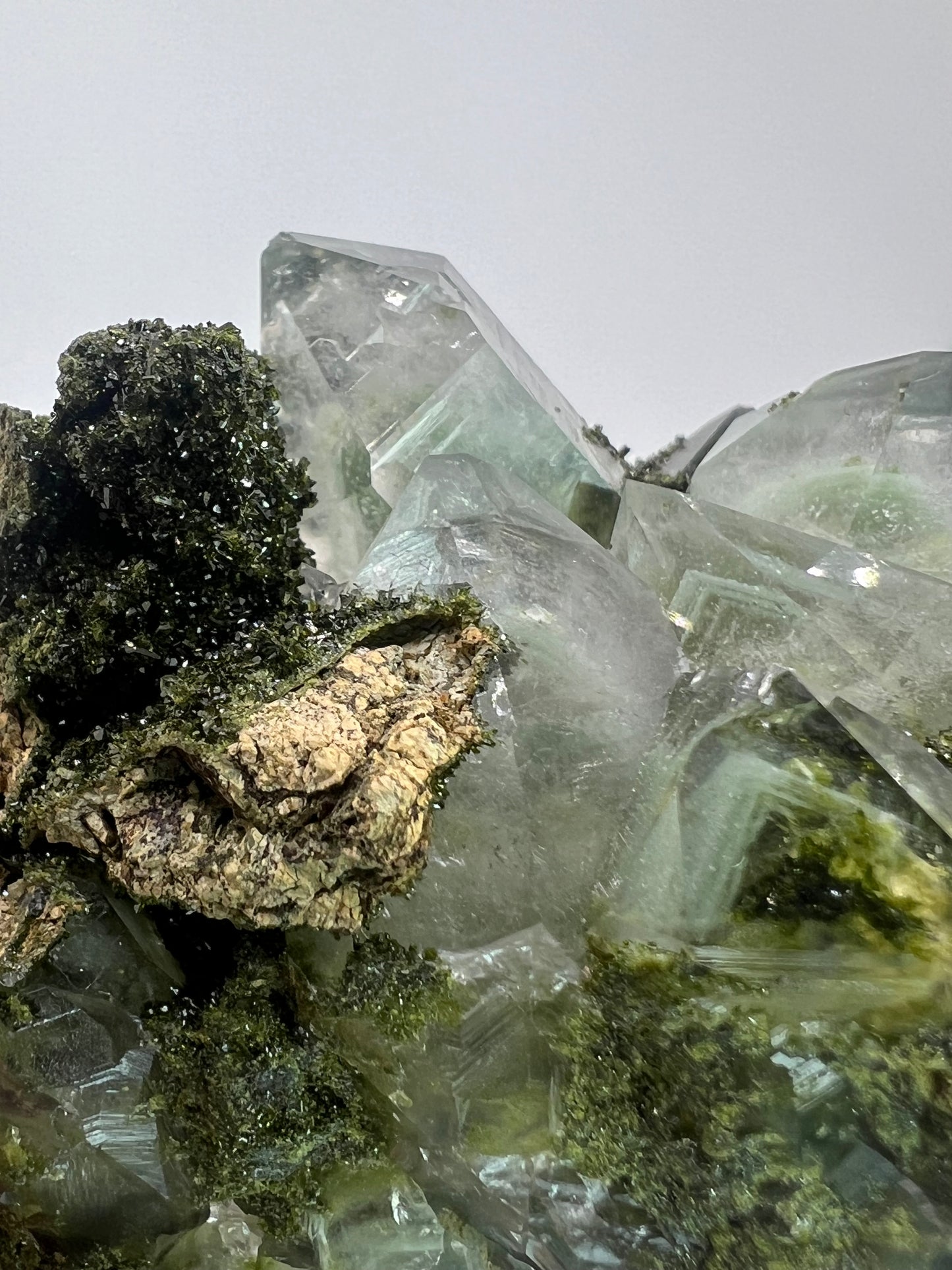Epidote with Quartz