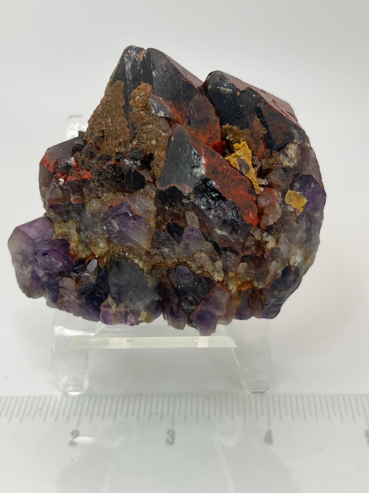 Amethyst, Hematite included (aka Alien Amethyst)
