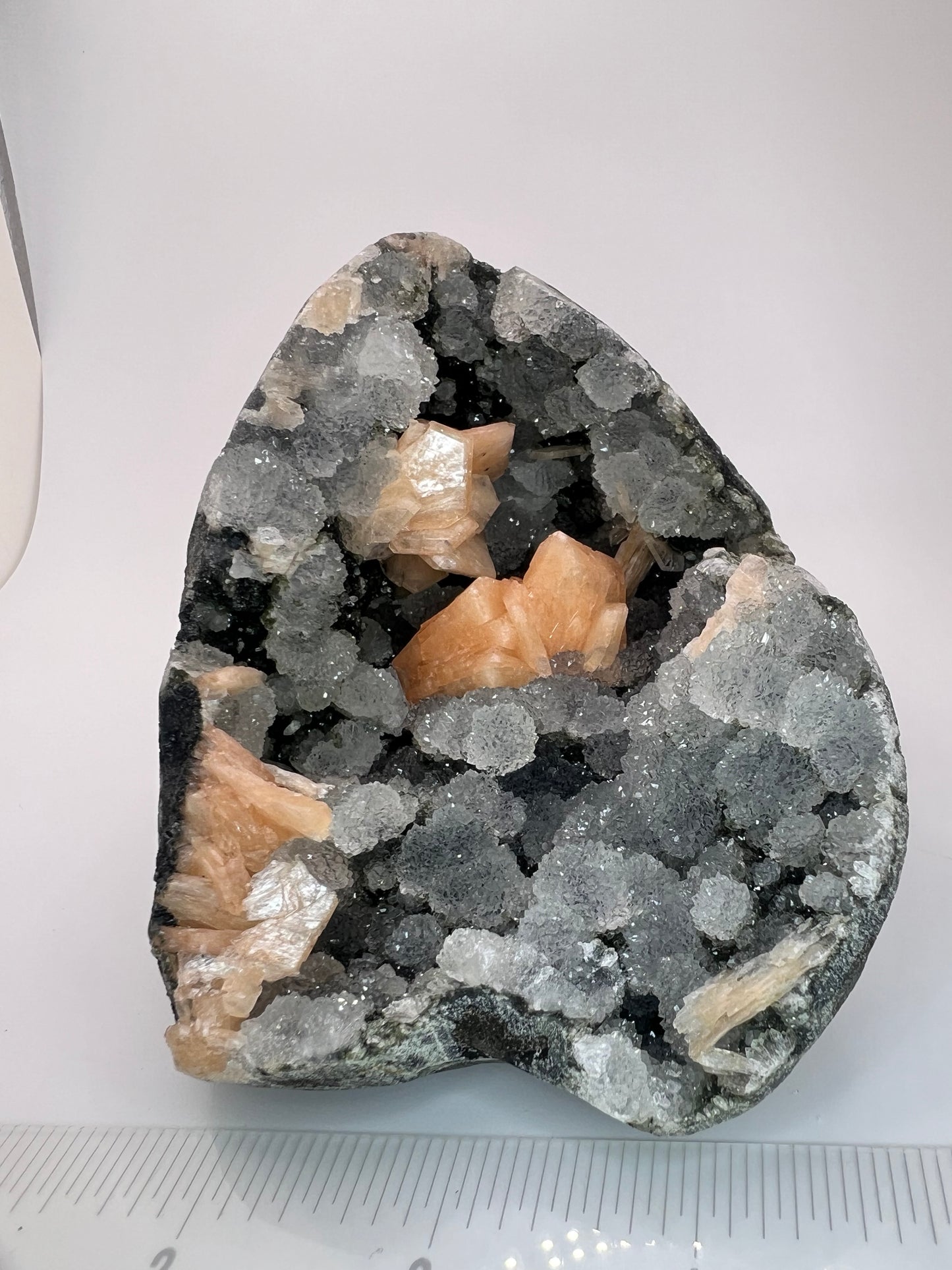 Stilbite and Chalcedony